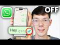 How To Turn Off Read Receipts On WhatsApp - Step By Step