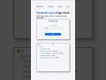 CSS Facebook Login Page Clone | MZCode01 🚀 #facebook #shorts #coding #css #hindi #webdesign
