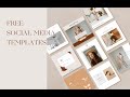 Squarestylist Social Media Template Kit using Adobe XD (Free template for you!)