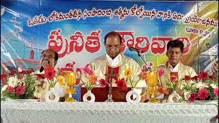 పునీత శౌరి వారి పండుగ దివ్య పూజ బలి కనపర్రు విచారణ మల్లయపాలెం గ్రామం