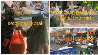 VT RANDOM DARI PAGI KE PASAR DI GUYUR HUJAN & LIHAT PERSIAPAN ACARA ISRA MIRAJ