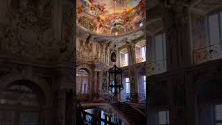 UNESCO palace of Brühl is one of the German rococo peaks. If you enter, you'll feel all the opulence