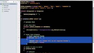 PHP & Javascript - Form Validation part 4
