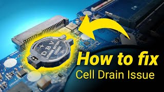 Dell 14216-1 - How to fix rtc cell Drain issue - #laptop_repair_tips