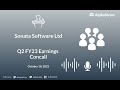 SONATSOFTW Stock | Sonata Software Ltd Q2 FY23 Earnings Concall