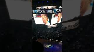 Dirk Nowitzki tribute video played during his last home game April 9, 2019 Dallas Mavericks