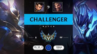 Challenger Match: Over 10.000 LP - EUW server Patch 25.S1.2