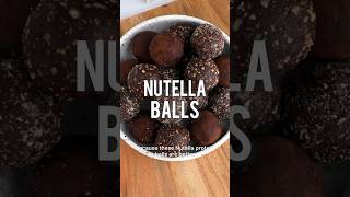 Nutella Protein Balls