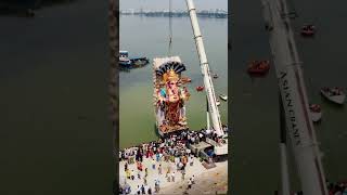 Khairatabad Ganesh Nimajjanam 2023 drone view full video pinned#khairatabadganesh  #nimajjanam2023