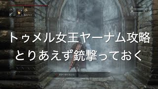 【BLOOD BORNE PS4】トゥメルイル聖杯第３層トゥメル女王ヤーナム攻略  とりあえず銃撃っておく