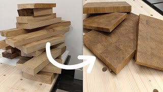 So kommt man Kostenlos oder Günstig an Holz // Restholz verwerten + Schneidebrett bauen