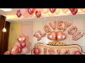 求婚佈置創意用品室內 情定終身求婚套餐酒店房間balloons decoration party staycation