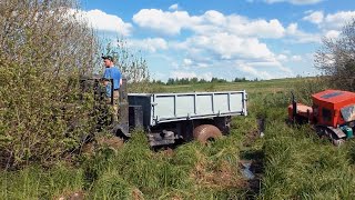 We bet who is better off road! Tractor 4x4 VS truck 4x4 in swamp!!! GAZ-66 vs T-