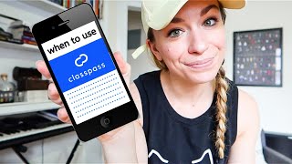 HOW TO USE CLASSPASS | classpass credits + classpass reviews