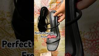 Perfect Sandal From @myntra  #india #fashion #unboxing #review #myntra #sandals #heels #meesho