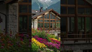 Alpine Dream Home: Where Modern Luxury Meets Majestic Mountain Views #architecture #exteriordesign