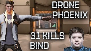 TSM DRONE - BIND - PHOENIX - 31 KILLS - VALORANT POV