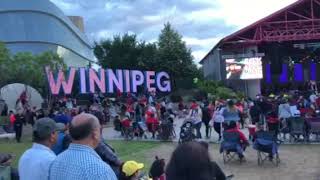 Winnipeg city on Canada day 2018