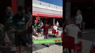 Torcedor do Palmeiras é agredido pelo Flamenguista, Torcedor do Palmeiras leva tapa na cara