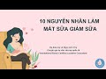 10 Nguyên Nhân Làm Giảm Sữa - Mất Sữa