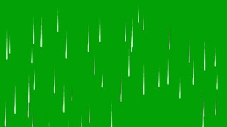 Heavy Rain Fall Green Screen Effects overlay HD