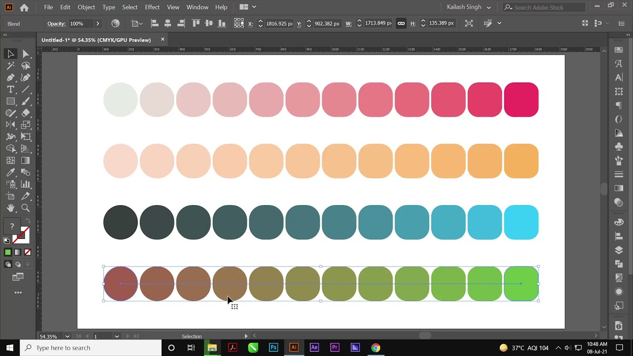 How To Change Color Palette In Illustrator Design Talk
