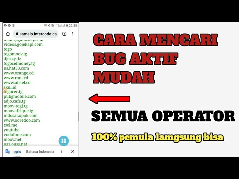 CARA MENCARI BUG AKTIF MUDAH SEMUA OPERATOR - YouTube