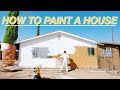 Painting My ENTIRE House WHITE!!! | Joshua Tree Cabin Renovation