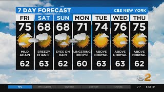 New York Weather: CBS2's 10/7 Thursday Evening Update