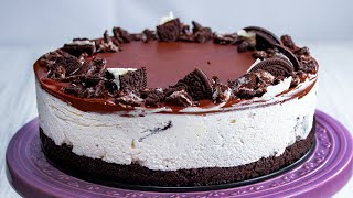 No baking and without gelatin Oreo cheesecake. A piece of delight for lusty people| Cookrate