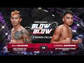 Jelo Bacalso vs Gabriel Santisima | Manny Pacquiao presents Blow by Blow | Full Fight