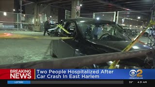 Two Hospitalized After Car Crash In East Harlem
