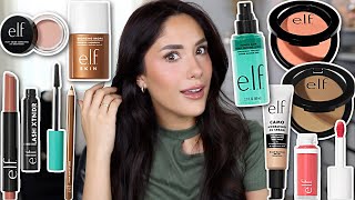 FULL FACE OF ELF COSMETICS NEWEST RELEASES 2024