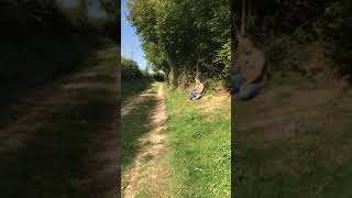 Sunken lane, Beaumont Hamel, The Somme, Western front.