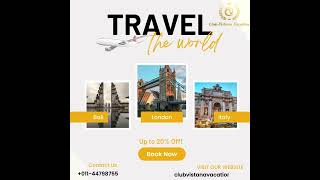 Travel To Foreign Exotic Destination With International Tour Packages✔ Plan Your Holiday Abroad