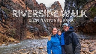 Riverside Walk in Zion National Park, Utah | Trail to the Narrows (with waterfalls)