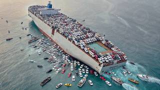 Company Lost $401 Million: 4,500+ Luxury Cars Sunk in the Worst Car Carrier Roro Ship Disaster Ever