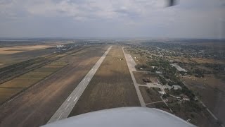 Moldova Government Mil Mi-8PS - Engine Start-up \u0026 Takeoff from Mărculeşti Air Base (LUBM), Moldova