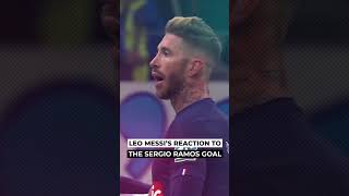 Fans Shocked at Lionel Messi's reaction to Sergio Ramos' brilliant header for PSG vs Marseille