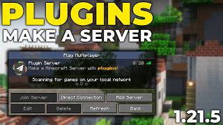 How To Make a Minecraft Server with Plugins (1.21.5)