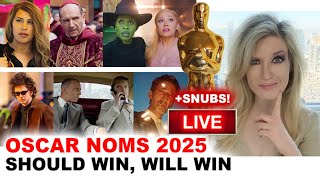 Oscar Nominations 2025, Snubs \u0026 Predictions - Oscars 2025