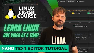Linux Crash Course - nano (command-line text editor)