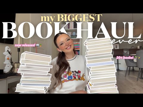 my BIGGEST book haul ever! (mail book, new special editions!)