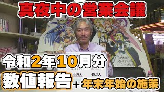 【パチンコ店買い取ってみた】第254回令和2年10月営業分真夜中の営業会議