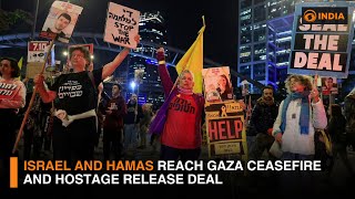 Israel and Hamas reach Gaza ceasefire and hostage release deal and more | DD India Live