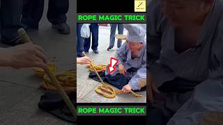 Impressive Rope Magic Trick - Step-by-Step Guide🪄🎩😀 #short #magic #shortsfeed
