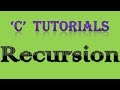 C Programming Tutorial Recursion 35.1 Factorial