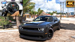 Dodge Demon 1100HP | Forza Horizon 5 | Logitech g29 gameplay