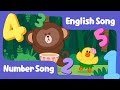 [Brown TV] Number Song | Nursery Rhymes | Line Friends Kids Song