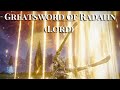 Greatsword of Radahn (Lord) PvP Showcase | Elden Ring Shadow of the Erdtree Builds